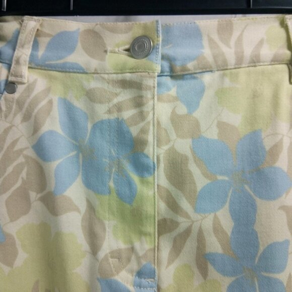 Ann Taylor Women's Size 10 Floral A-Line Skirt - Picture 2 of 7